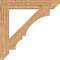 Ekena Millwork Balboa Slat Smooth Bracket, Western Red Cedar, 5 1/2"W x 38"D x 38"H BKT06X38X38BOA06SWR - alternate 2